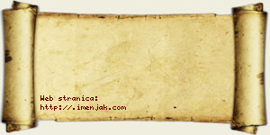 Anđela Žujović vizit kartica